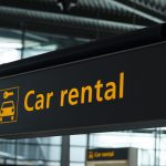 rental car after a wreck