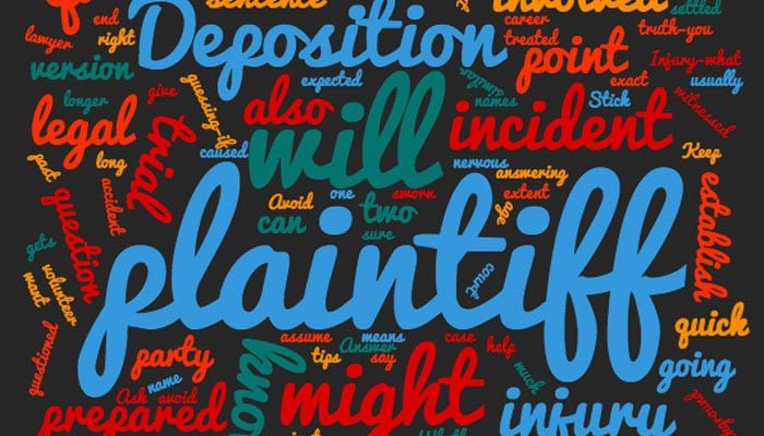 Deposition for a Personal Injury Case