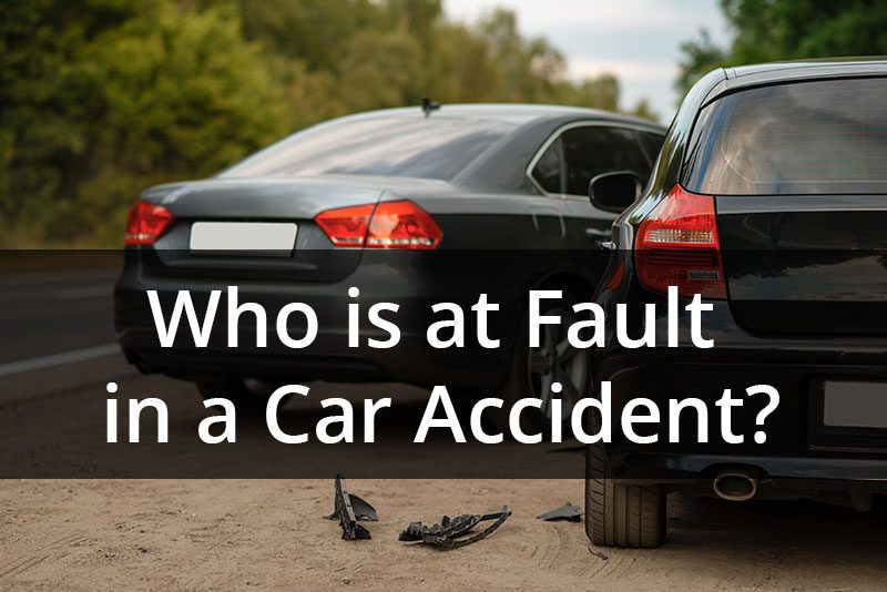 Determine who is at fault in a car accident