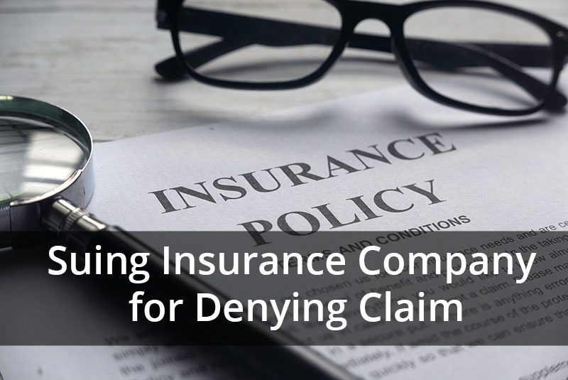 Suing An Insurance Company For Denying Claim - Stoy Law Group Pllc